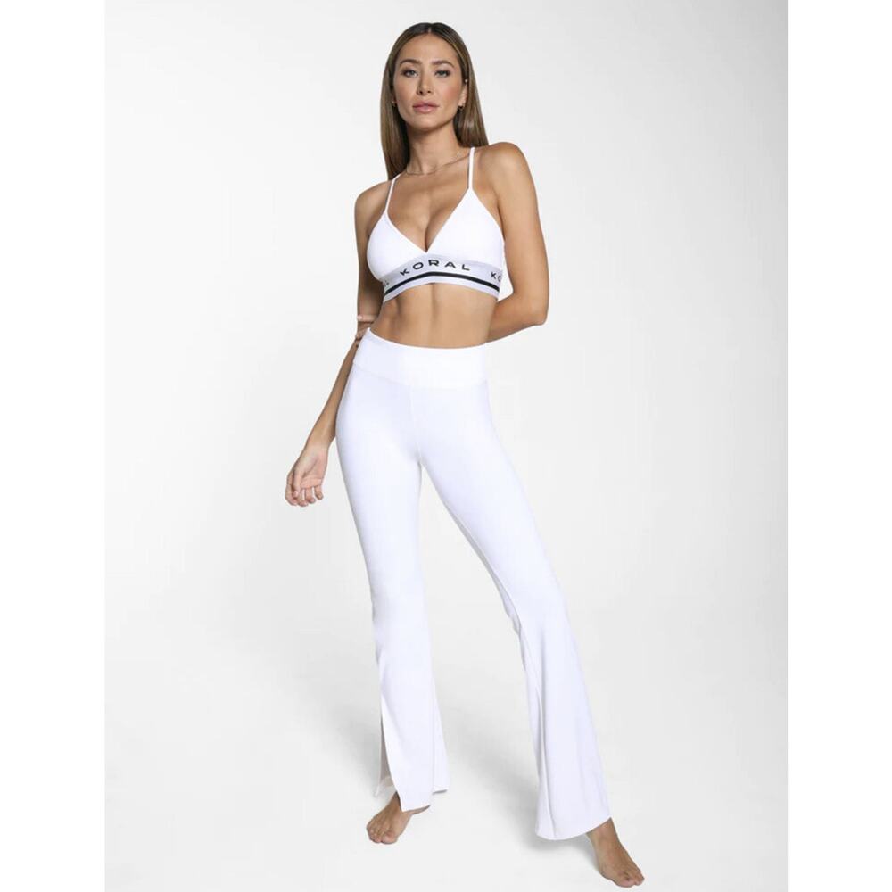KORAL Illuminate Infinity High Rise Flair Legging sz. XL white NWOT